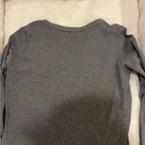 Brandy Melville Grey Sweatshirt with Blue Dallas Lettering - Picture 2 of 2